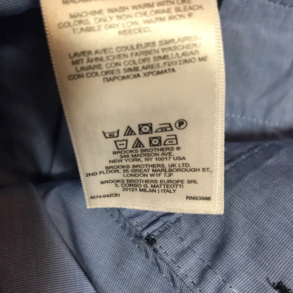 Brooks Brothers Clark Lightweight Advantage Chino PRICE VERY FIRM NO OFFERS PLS - Picture 7 of 8